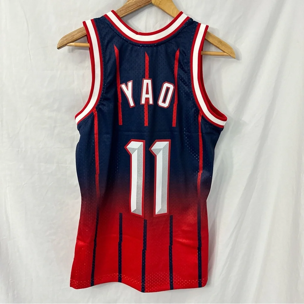 Mitchell Ness Swingman Houston Rockets Yao Ming Jersey - Picture 11 of 11